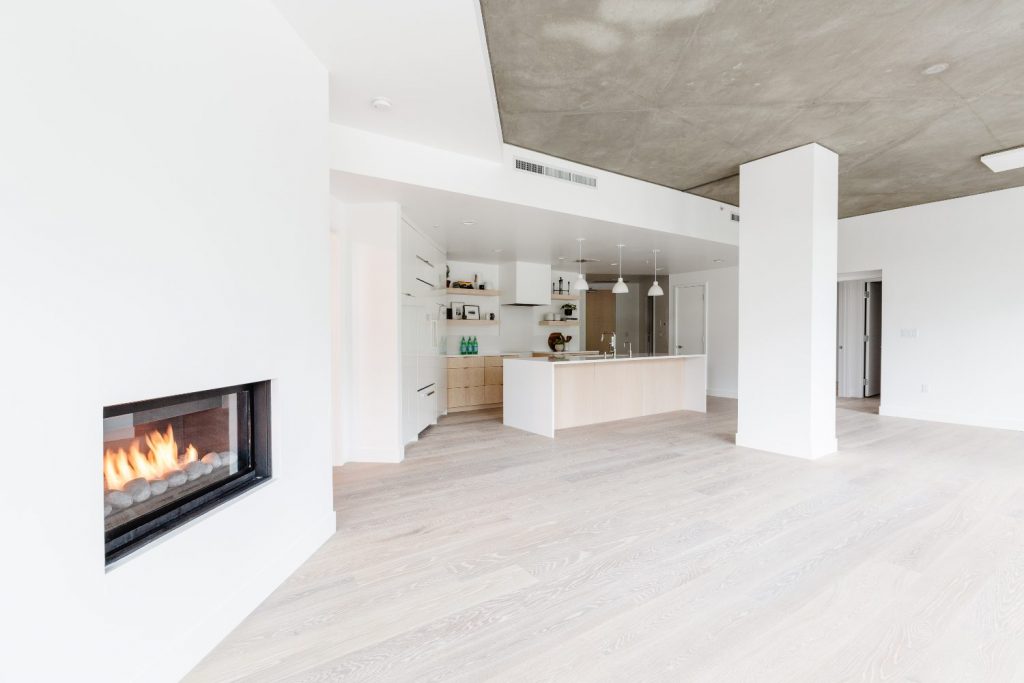 kitchen & greatroom engineered european wide plank hardwood flooring