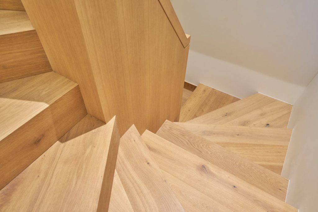 Stairs - engineered european wide plank hardwood