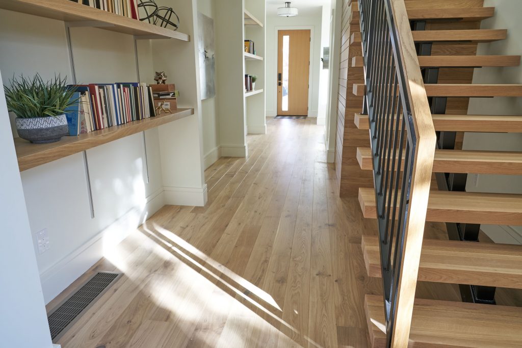 halls and stairs - engineered hardwood