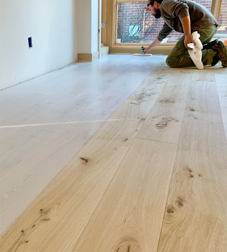 installation engineered white oak hardwood flooring